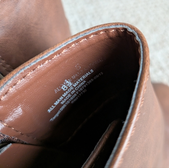 Target Brown Ankle Boots with Bow Detail Size 8.5 NWOT - Picture 4 of 8